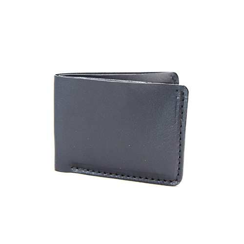 Bifold black Leather Wallet