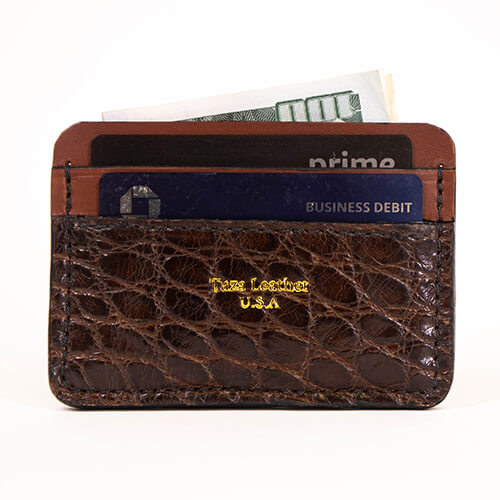 Alligator Wallets | Taza Leather | Made in the USA