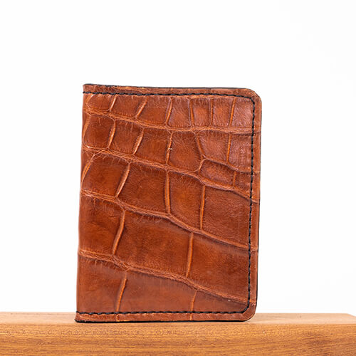 English Bridle Leather Luxury Folded Card Cases