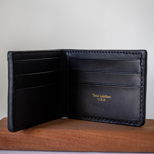 Alligator Wallet and Belts Combo - Black Bifold Wallet & Belt Set