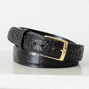 Black Alligator Belt