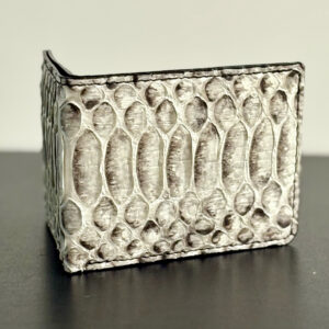 Natural Python Bifold Wallet