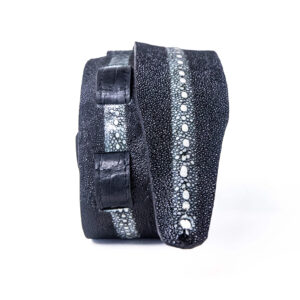 Guitar Strap – Black Stingray - 2.5" Wide