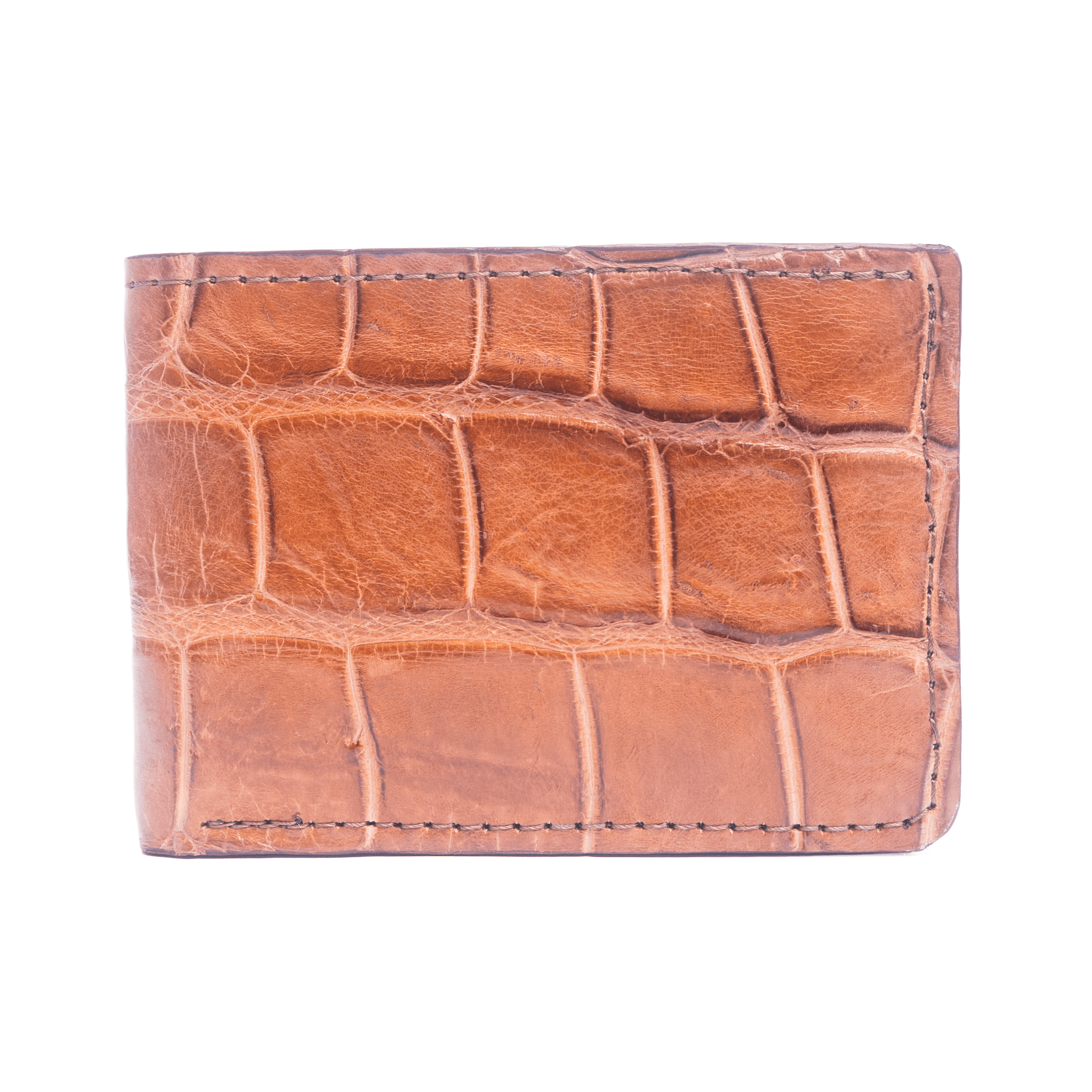 Orlando - Premium Cognac Alligator - Bifold Wallet