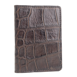 The Explorer - Premium Brown Alligator - Passport Travel Wallet