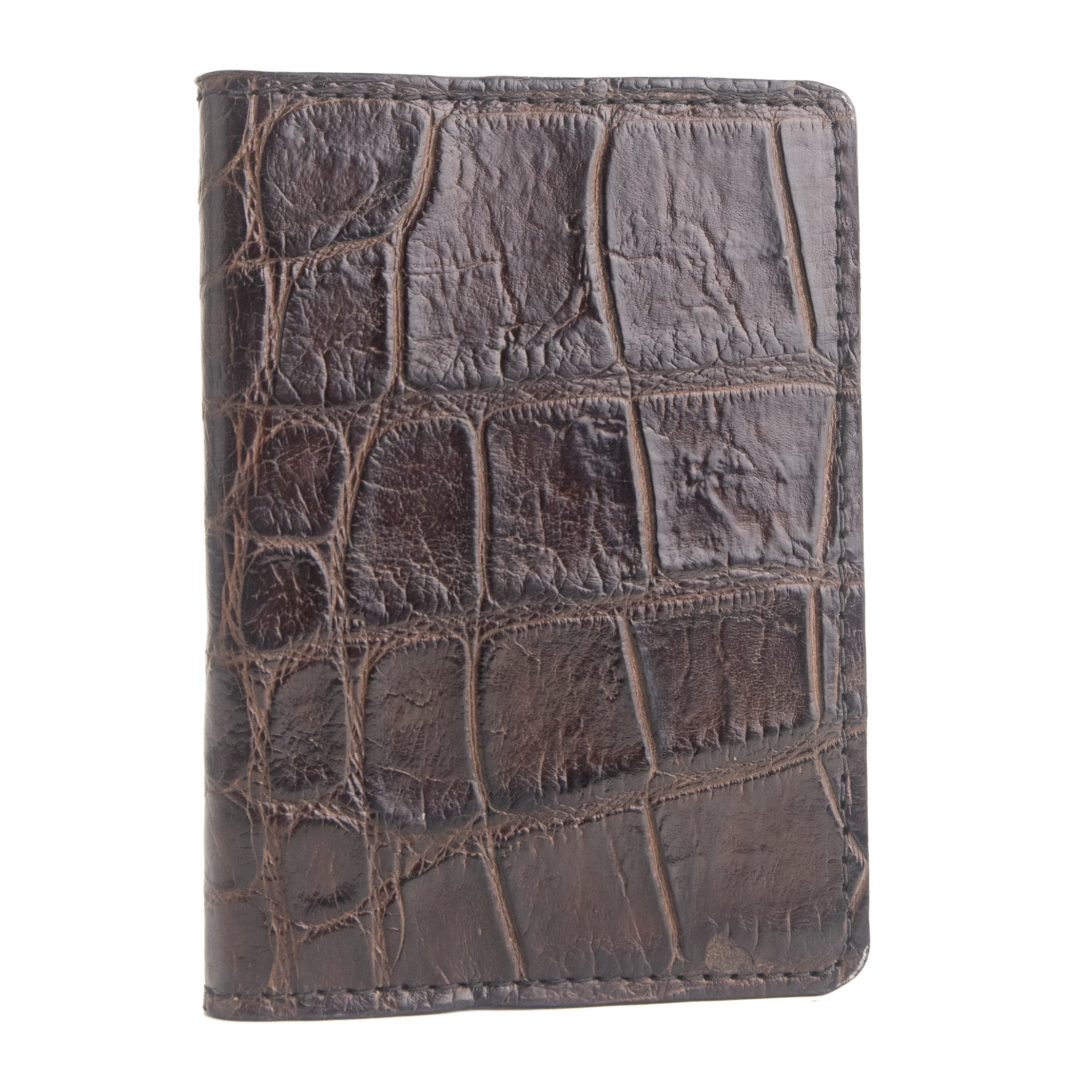 The Explorer - Premium Brown Alligator - Passport Travel Wallet