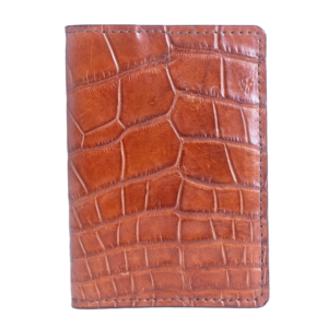 The Explorer - Premium Cognac Alligator - Passport Travel Wallet