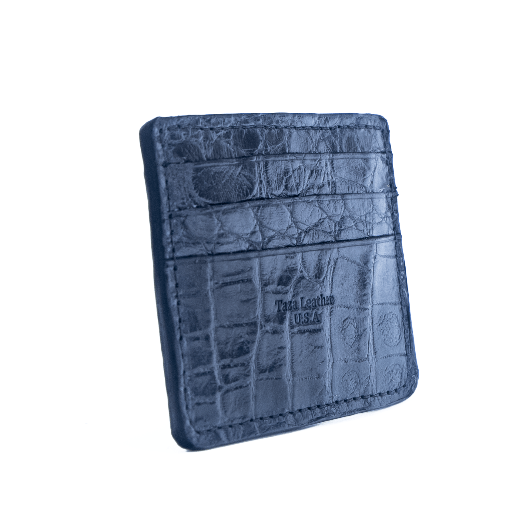 Large Winter Park - Premium Black Alligator - Card Holder Wallet - Image 3