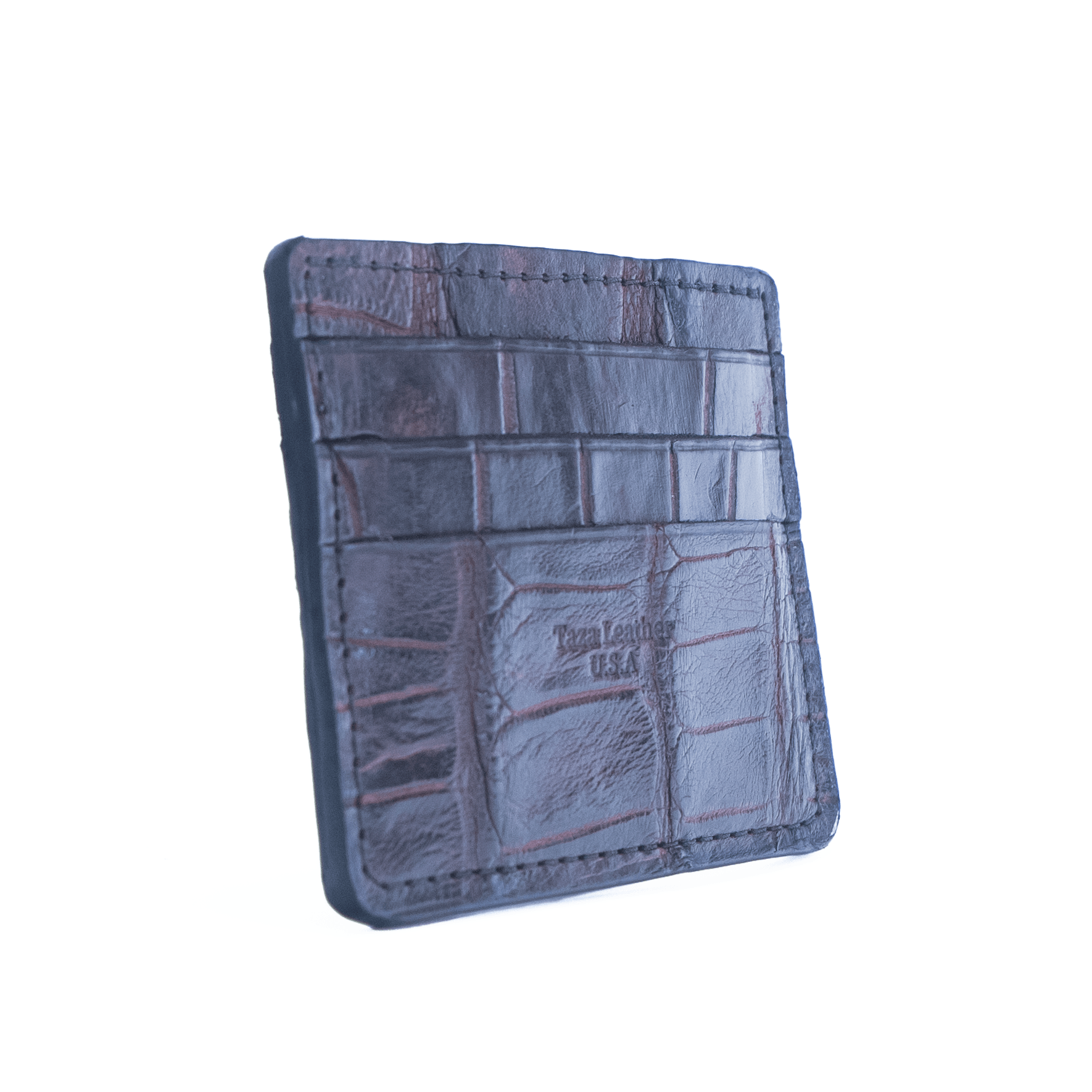 Large Winter Park - Premium Sport Rust Alligator - Card holder Wallet - Image 3