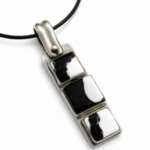 Buffalo Stone Pendant in Sterling Silver