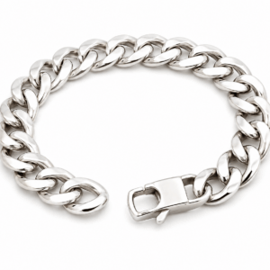 .999 Pure Silver Cuban Link Bracelet