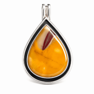 Mookaite Jasper Pendant in Sterling Silver