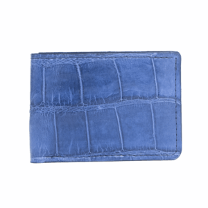 Orlando - Deep Blue Alligator - Bifold Wallet