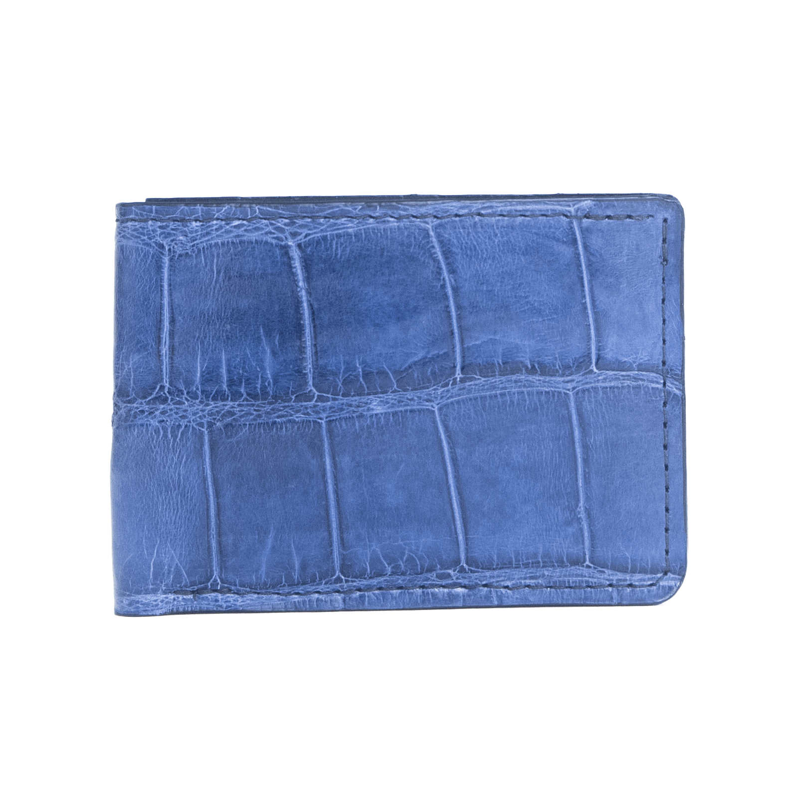 Orlando - Deep Blue Alligator - Bifold Wallet