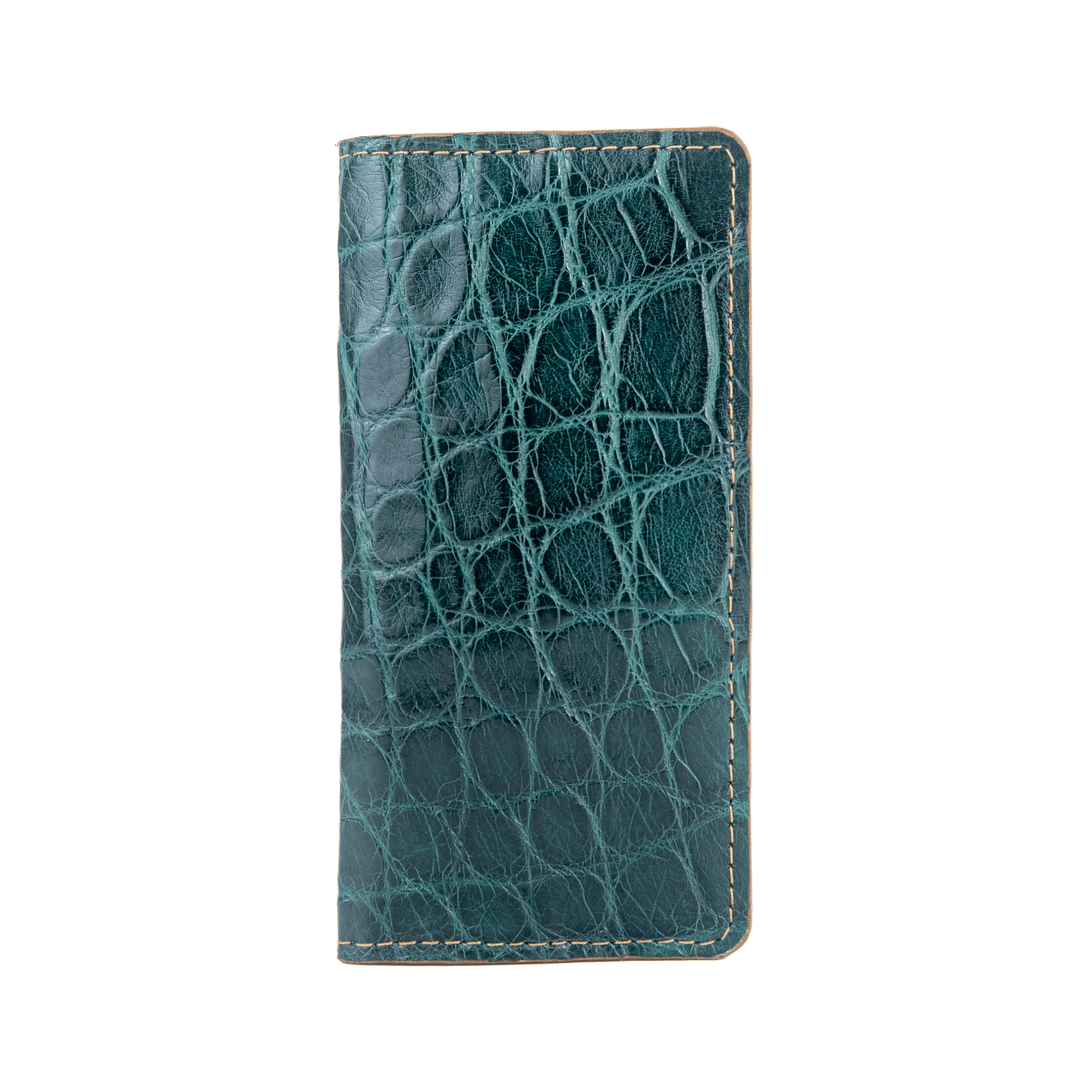 Arcadia - Forest Green Alligator - Long Wallet/Checkbook