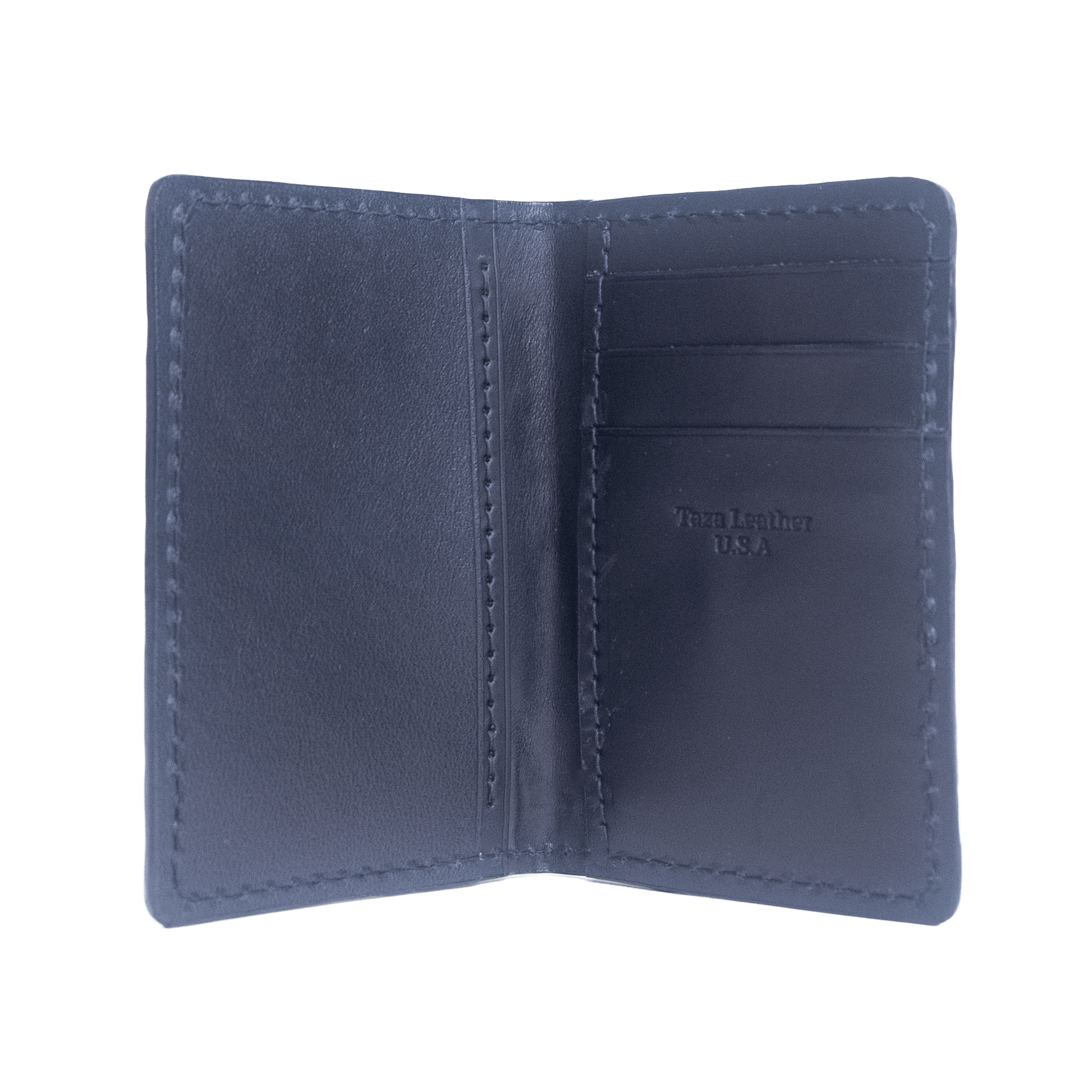 The Miami - Deep Blue Alligator - Front Pocket Wallet - Image 2