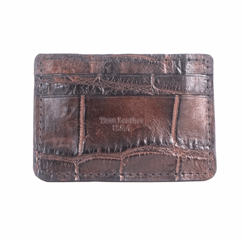 Winter Park - Premium Sport Rust Alligator - Card Holder Wallet