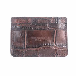 Winter Park - Premium Sport Rust Alligator - Card Holder Wallet