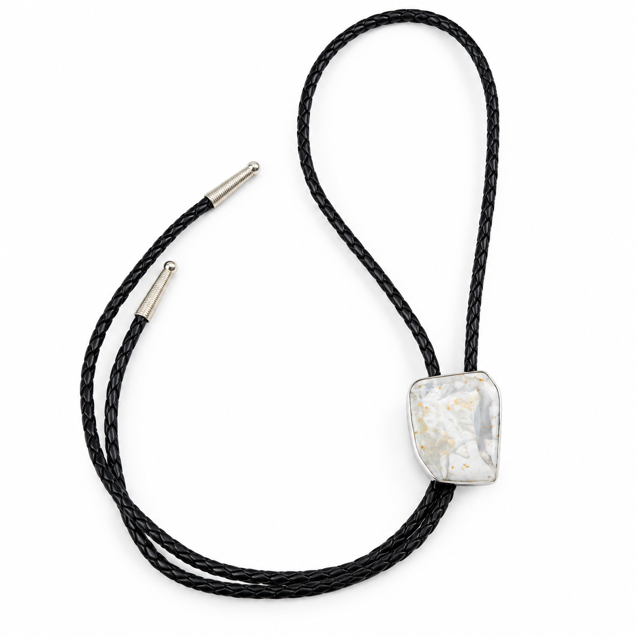 Collector’s Grade Cream Jasper - Bolo Tie - Image 3