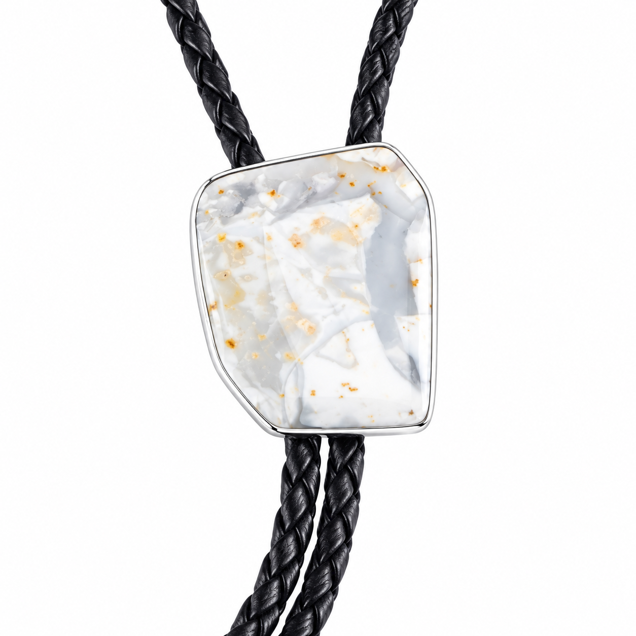 Collector’s Grade Cream Jasper - Bolo Tie - Image 2